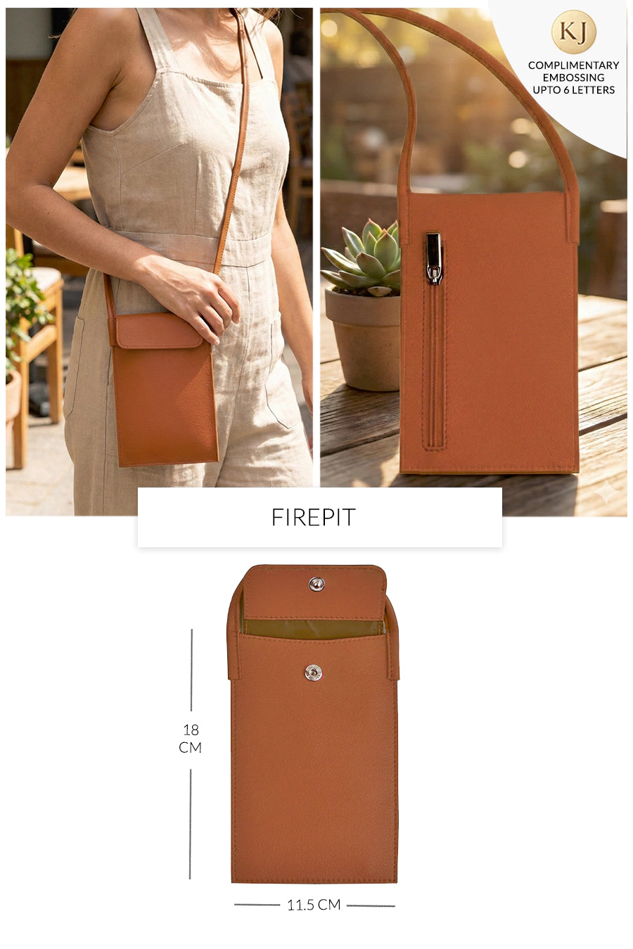 Walky Vegan Leather Mobile Sling Bag