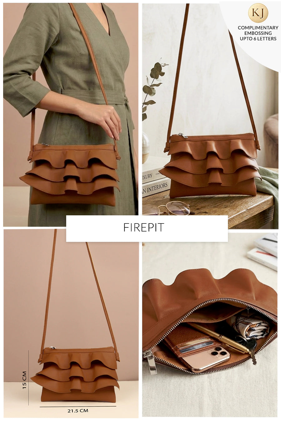 Bruffle Small Vegan Leather Crossbody