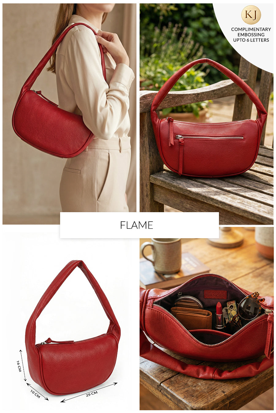 Cushy Vegan Leather Shoulder Bag