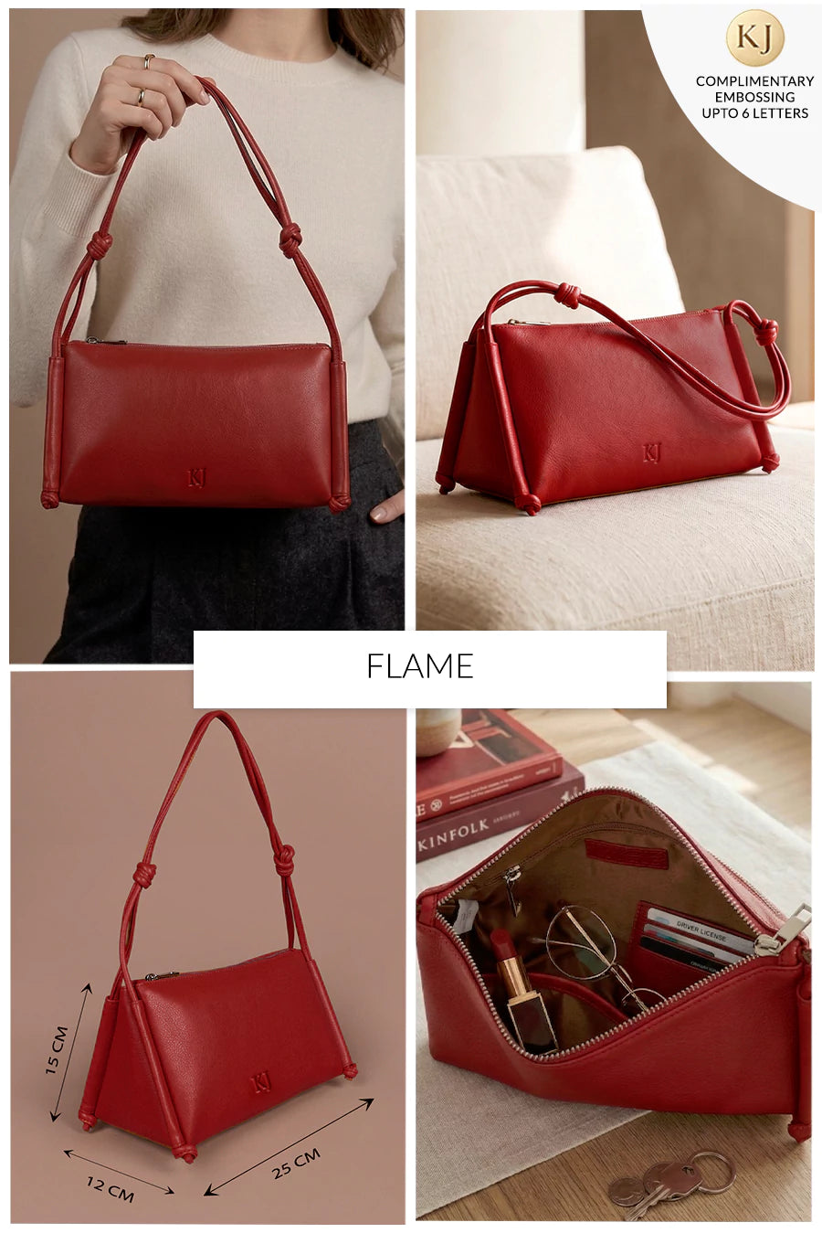 Claire Vegan Leather Shoulder Bag