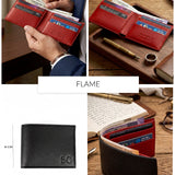 Thin Bifold Vegan Leather Men Wallet