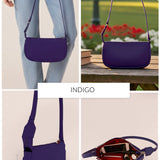 Baby Sling Vegan Leather Shoulder Bag