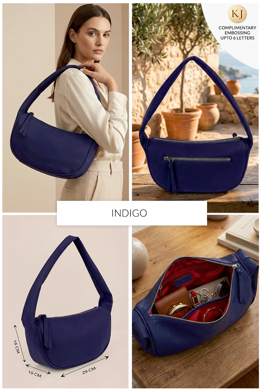 Cushy Vegan Leather Shoulder Bag