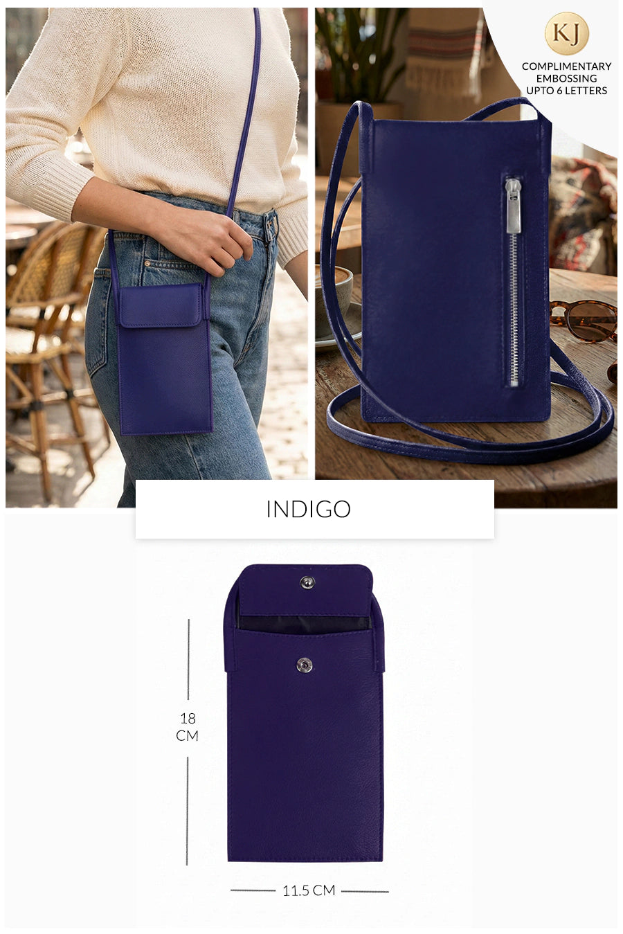 Walky Vegan Leather Mobile Sling Bag