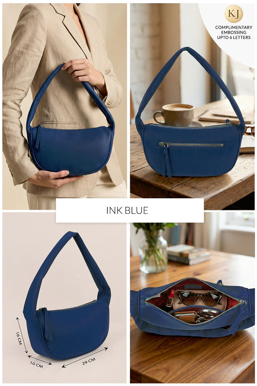 Cushy Vegan Leather Shoulder Bag