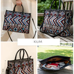 Charlotte Handloom Box Tote Bag THE HOUSE OF GANGES