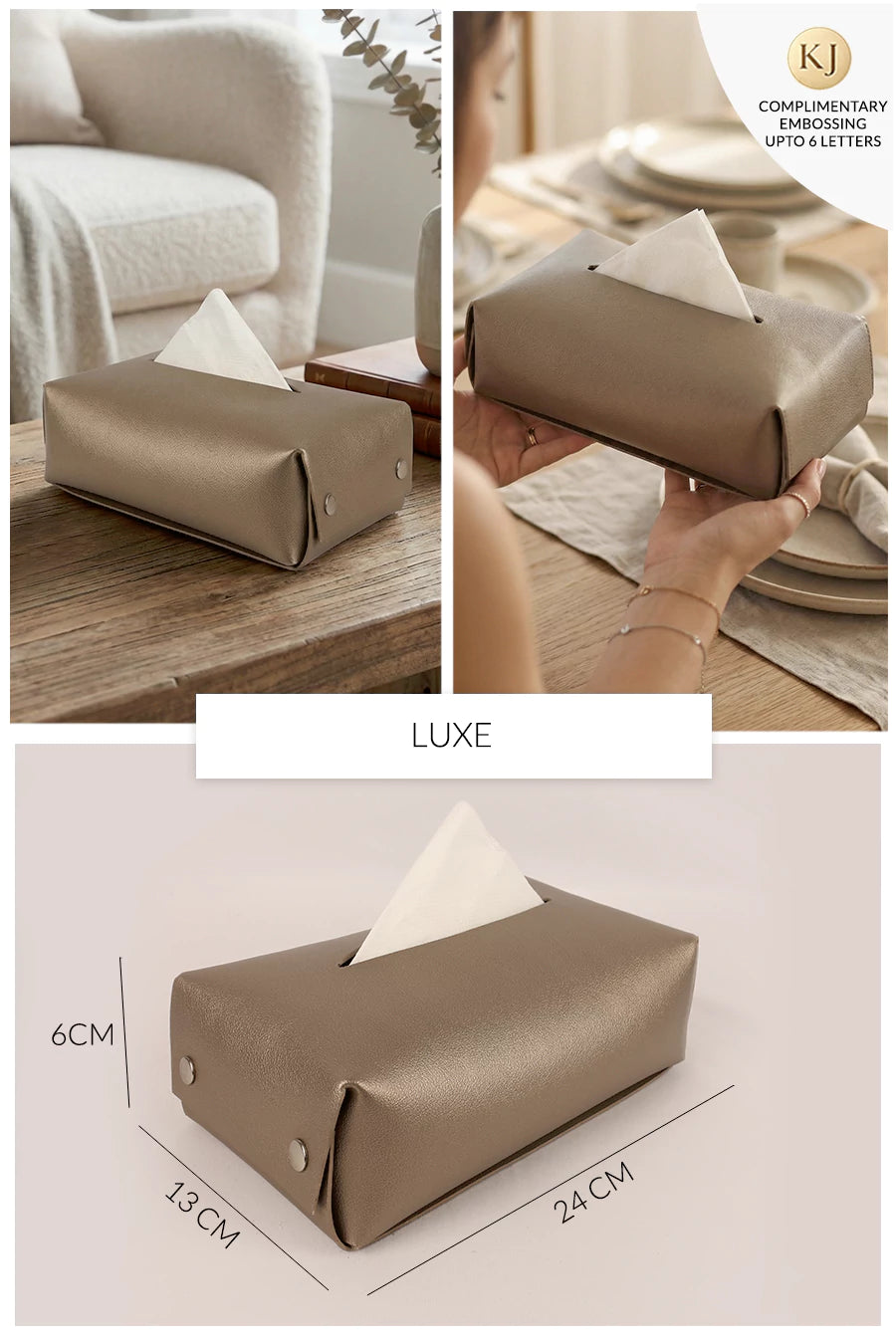 Turch Napkin Case Vegan Leather 🏆 #1 Bestseller | Loved by 1000+ Customers THE HOUSE OF GANGES