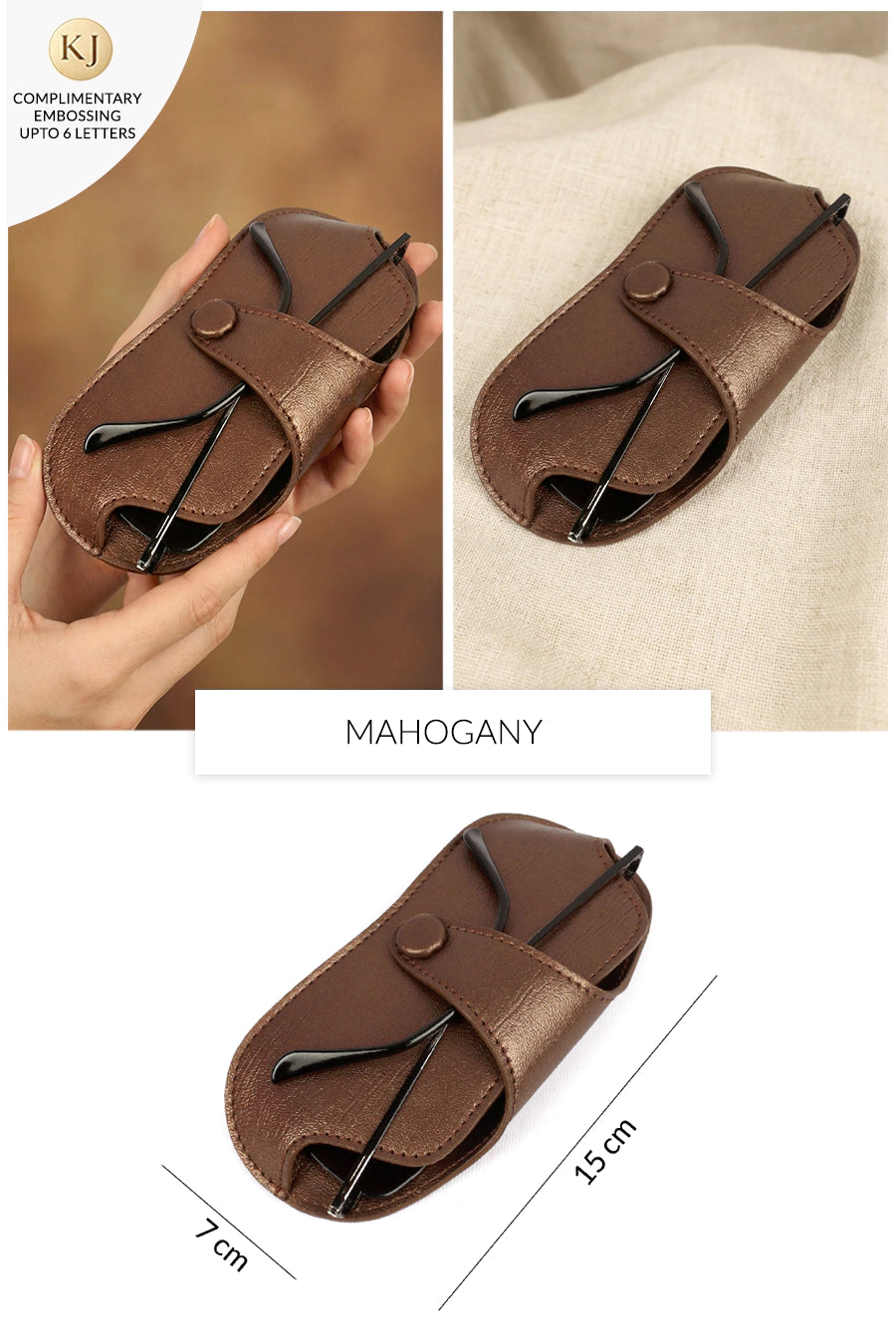 Jace Vegan Leather Glass Cover THE HOUSE OF GANGES