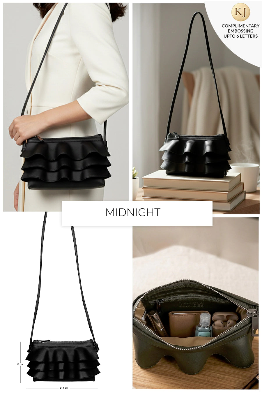 Bruffle Small Vegan Leather Crossbody