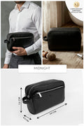 The Vegan Leather Travel Toiletry Pouch