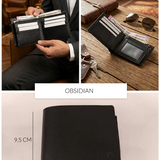Leonardo Vegan Leather Men Bifold Wallet 🏆 #1 Bestseller | Loved by 1000+ Customers