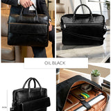 Camdale 15inch Vegan Leather Laptop Bag
