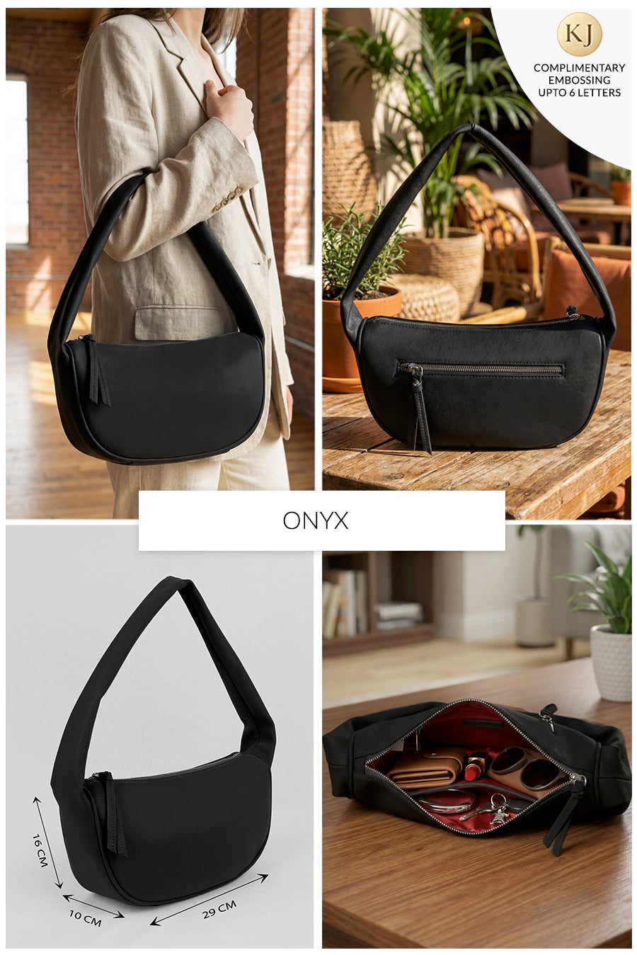 Cushy Vegan Leather Shoulder Bag
