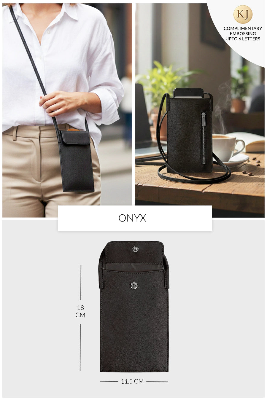 Walky Vegan Leather Mobile Sling Bag