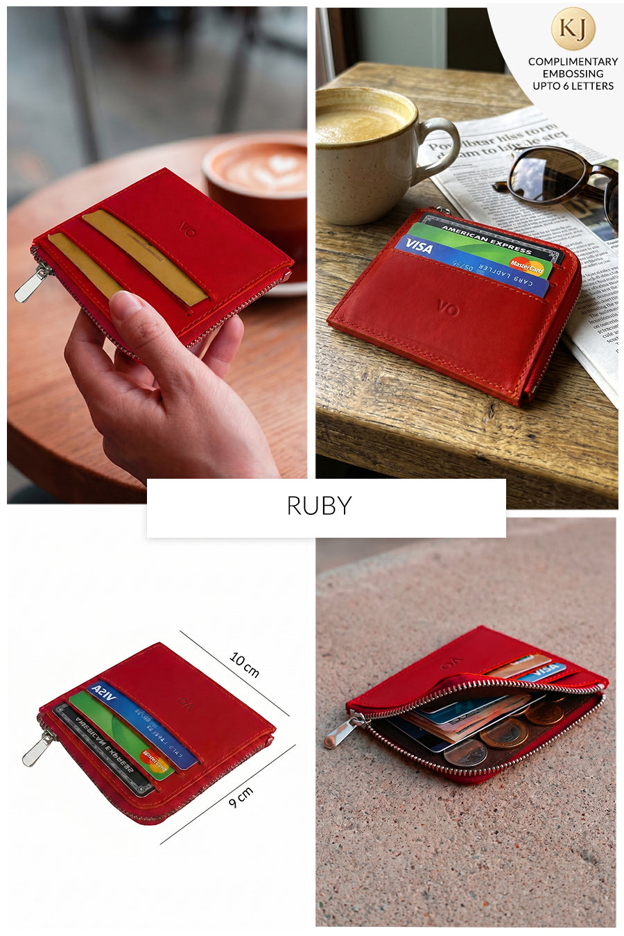 Card Coin Vegan Leather