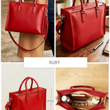Charlotte Vegan Leather  Box Tote Bag
