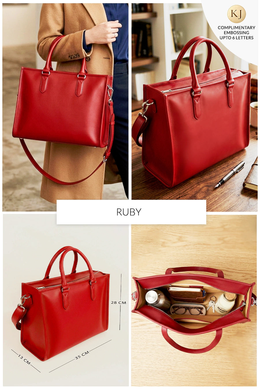 Charlotte Vegan Leather Box Tote Bag image 3
