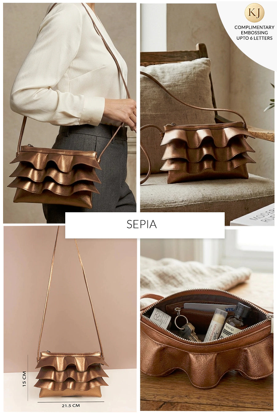 Bruffle Small Vegan Leather Crossbody