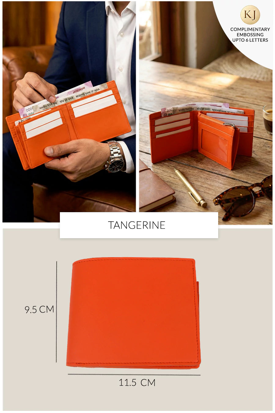 Leonardo Vegan Leather Men Bifold Wallet 🏆 #1 Bestseller | Loved by 1000+ Customers THE HOUSE OF GANGES