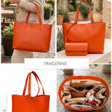 Baby Diaper Vegan Leather Tote Bag