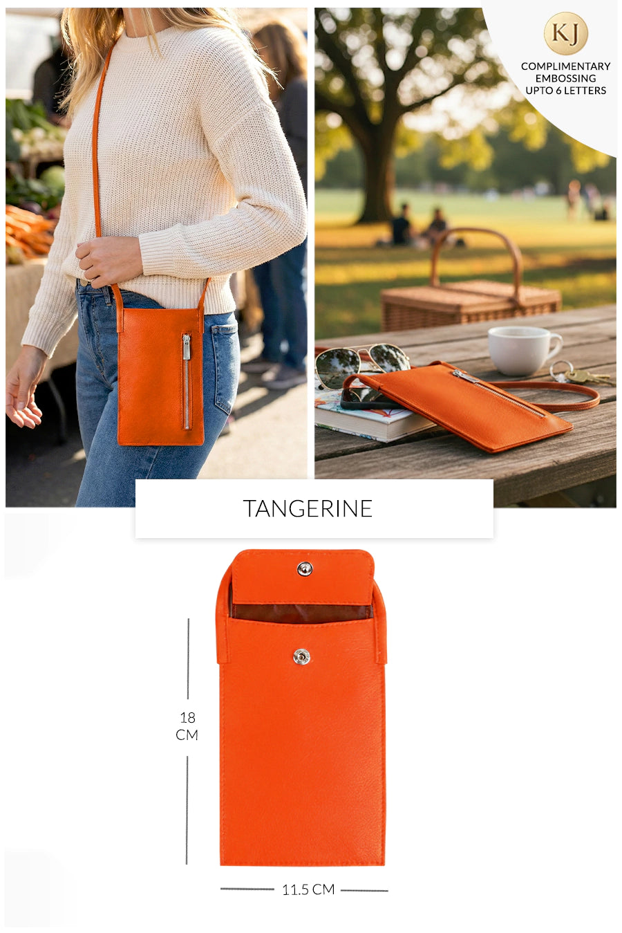 Walky Vegan Leather Mobile Sling Bag