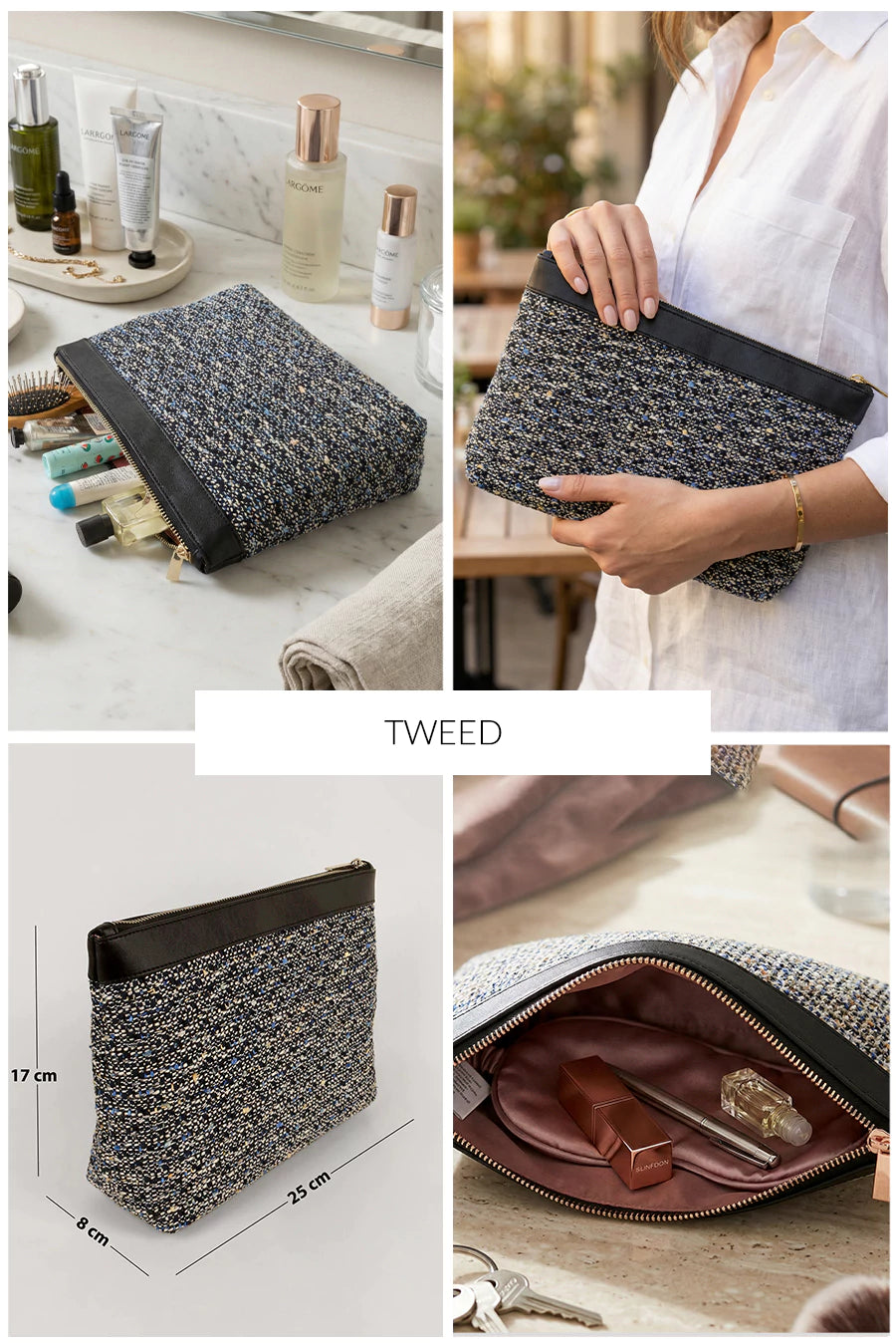 Slindon Small Handloom Toiletry Pouch THE HOUSE OF GANGES