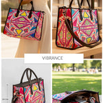 Charlotte Handloom Box Tote Bag THE HOUSE OF GANGES