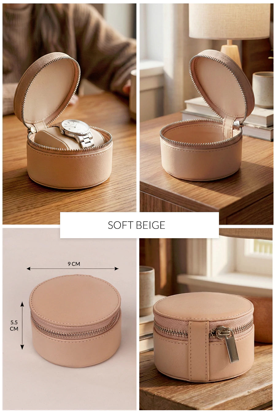 Rogate Medium Vegan Leather Watch Case 🏆 #1 Bestseller | Loved by 1000+ Customers THE HOUSE OF GANGES