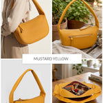 Cushy Vegan Leather Shoulder Bag THE HOUSE OF GANGES