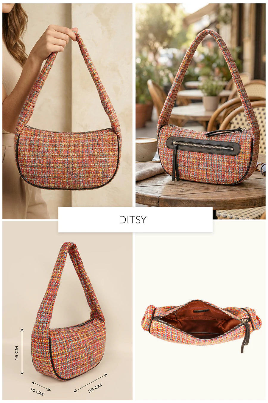 Cushy Handloom Shoulder Bag THE HOUSE OF GANGES