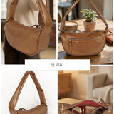 Cushy Vegan Leather Shoulder Bag THE HOUSE OF GANGES