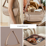 Cushy Vegan Leather Shoulder Bag THE HOUSE OF GANGES