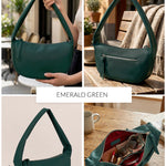 Cushy Vegan Leather Shoulder Bag THE HOUSE OF GANGES