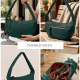 Cushy Vegan Leather Shoulder Bag THE HOUSE OF GANGES