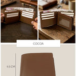 Leonardo Vegan Leather Men Bifold Wallet 🏆 #1 Bestseller | Loved by 1000+ Customers THE HOUSE OF GANGES