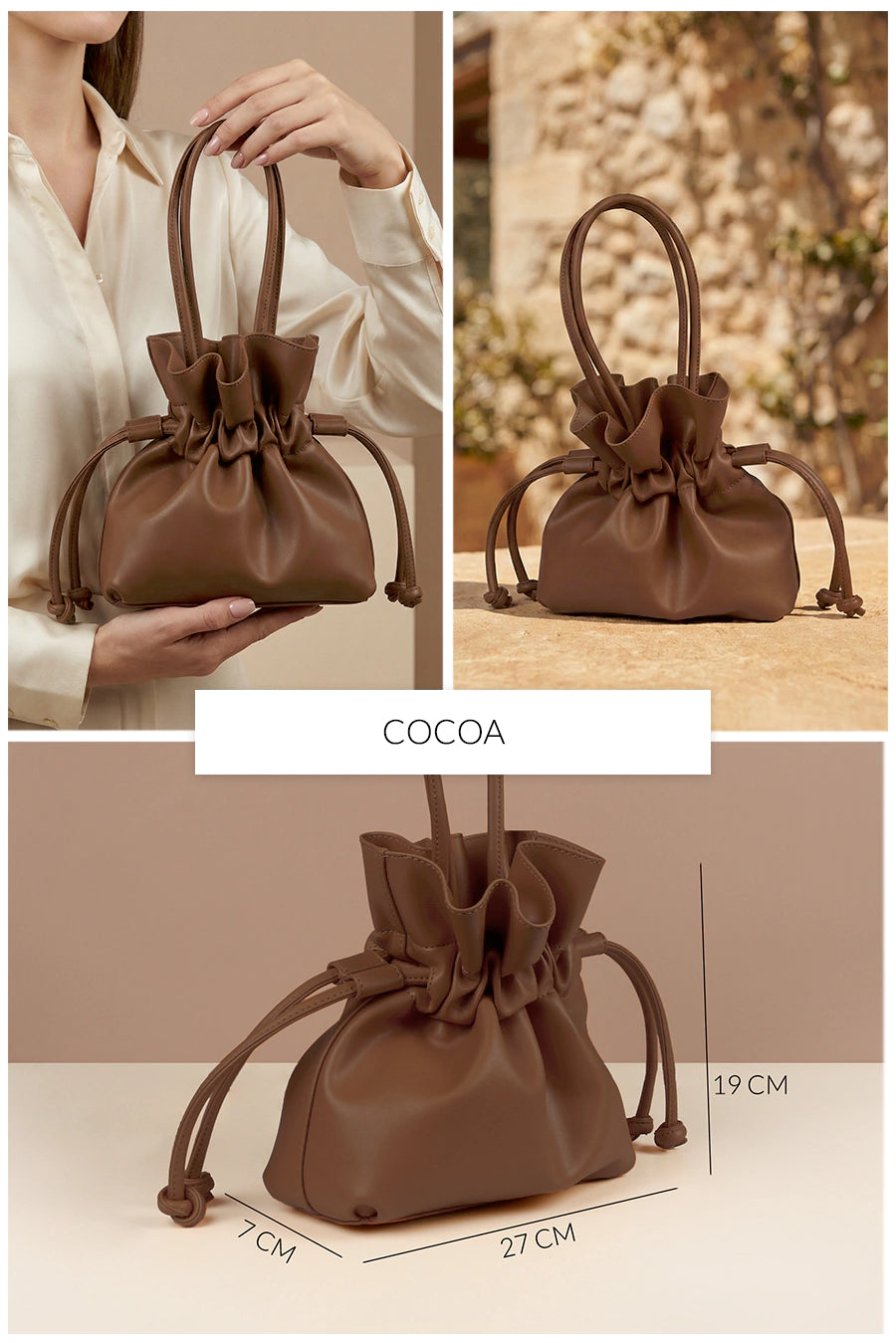 Cutey Vegan Leather Handbag THE HOUSE OF GANGES