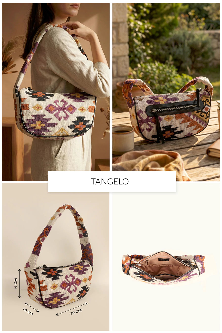 Cushy Handloom Shoulder Bag THE HOUSE OF GANGES