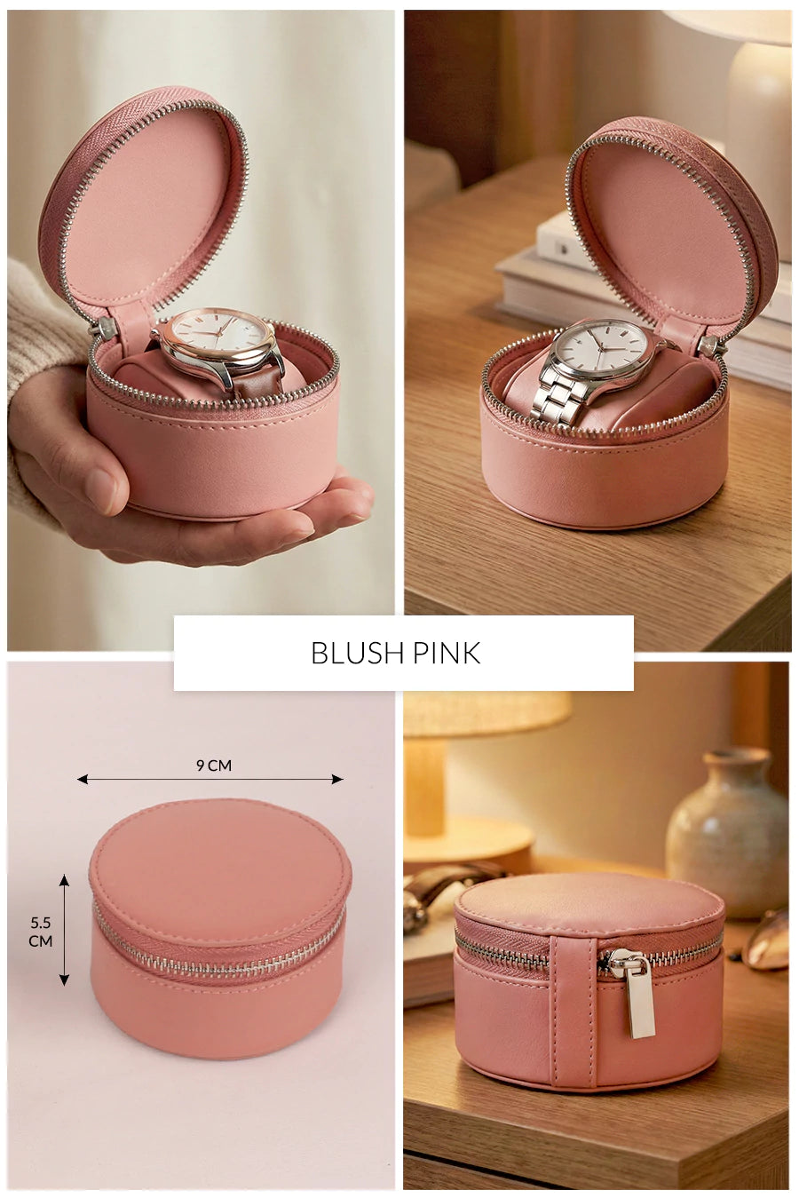 Rogate Medium Vegan Leather Watch Case 🏆 #1 Bestseller | Loved by 1000+ Customers THE HOUSE OF GANGES