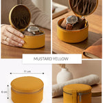 Rogate Large Vegan Leather Watch Case 🏆 #1 Bestseller | Loved by 1000+ Customers THE HOUSE OF GANGES