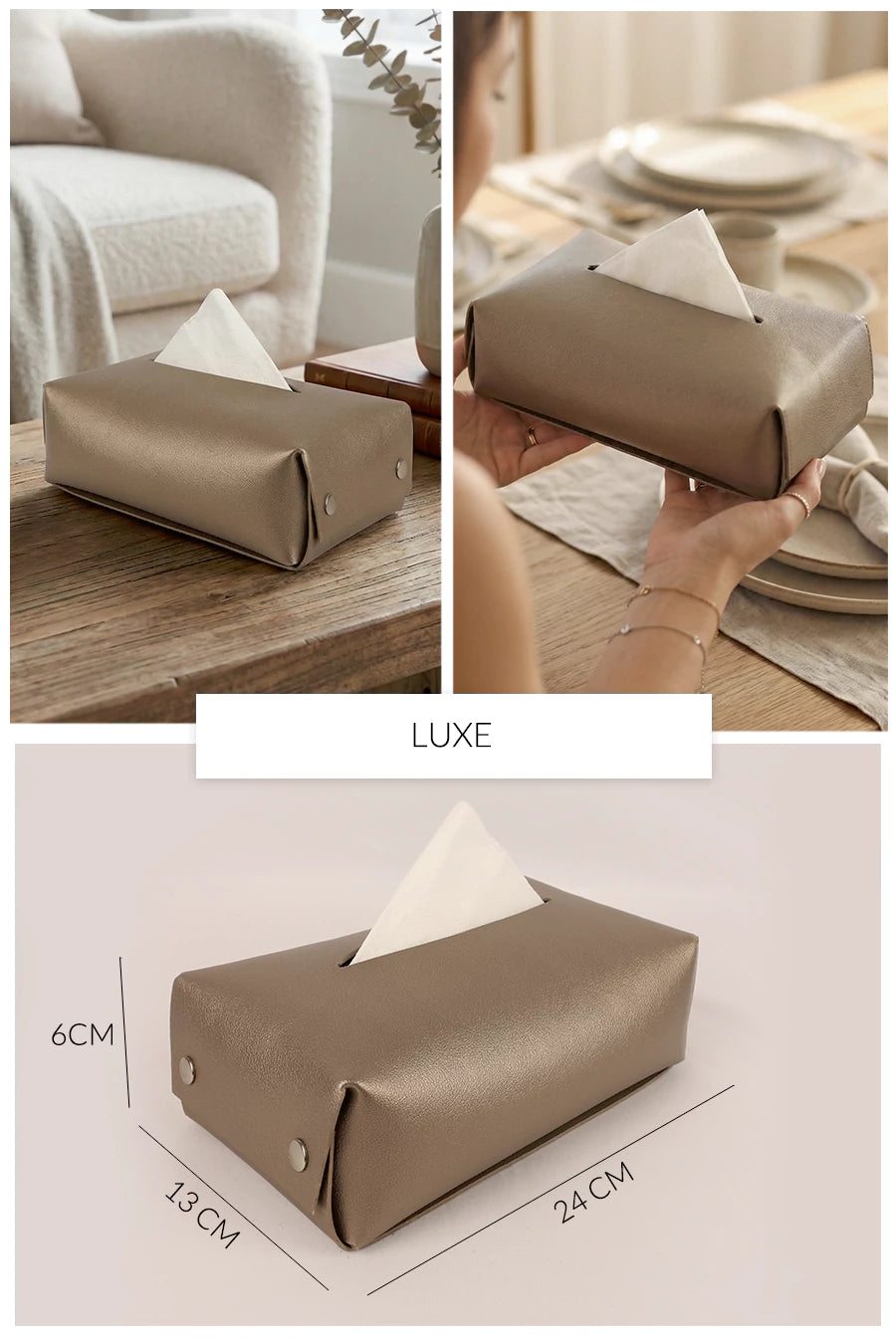 Turch Napkin Case Vegan Leather 🏆 #1 Bestseller | Loved by 1000+ Customers THE HOUSE OF GANGES