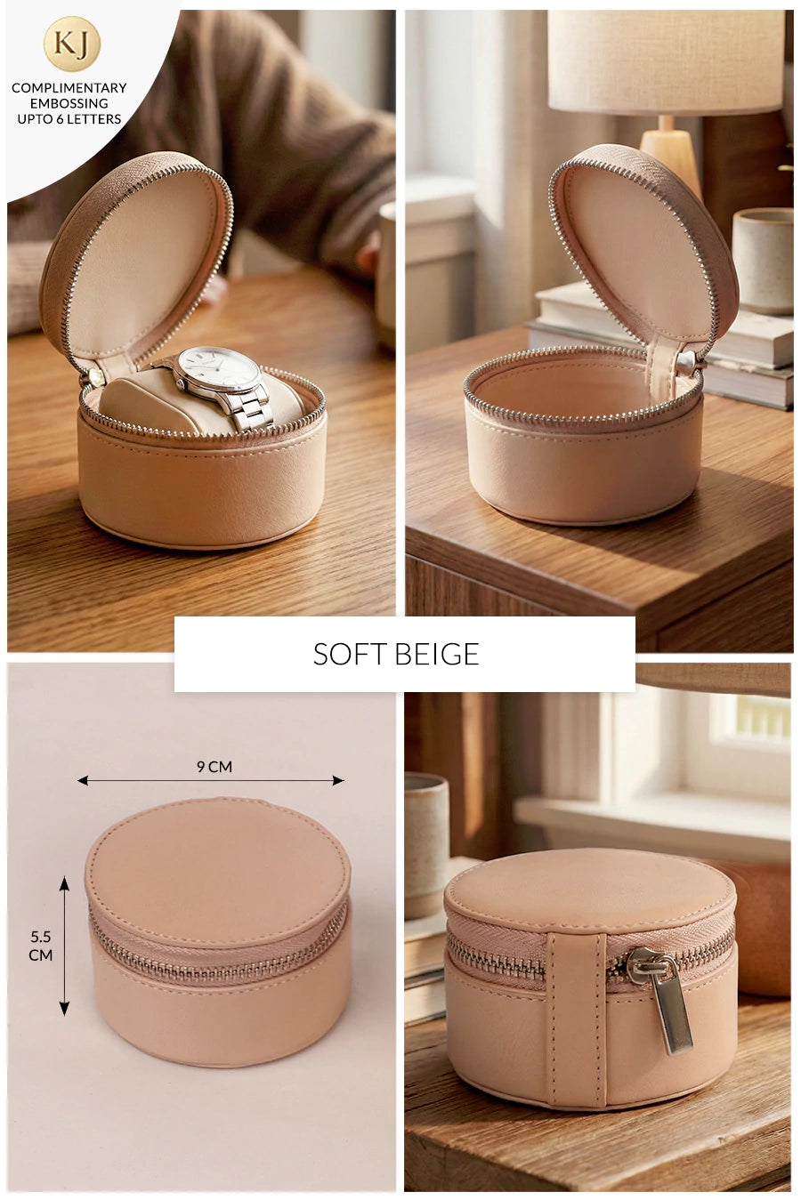 Rogate Medium Vegan Leather Watch Case 🏆 #1 Bestseller | Loved by 1000+ Customers THE HOUSE OF GANGES