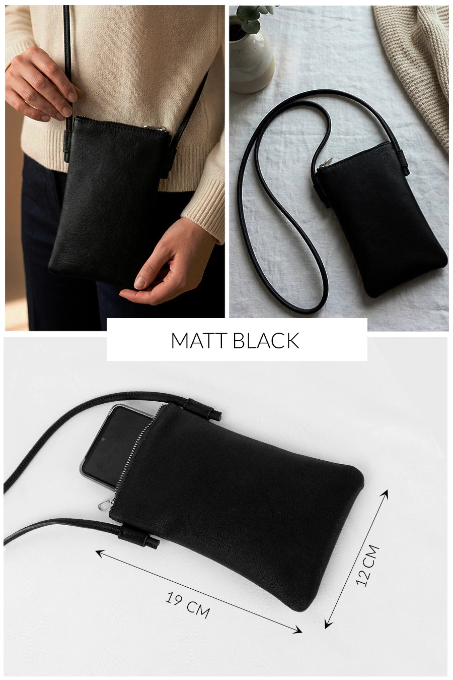 Lify Mobile Sling Vegan Leather THE HOUSE OF GANGES