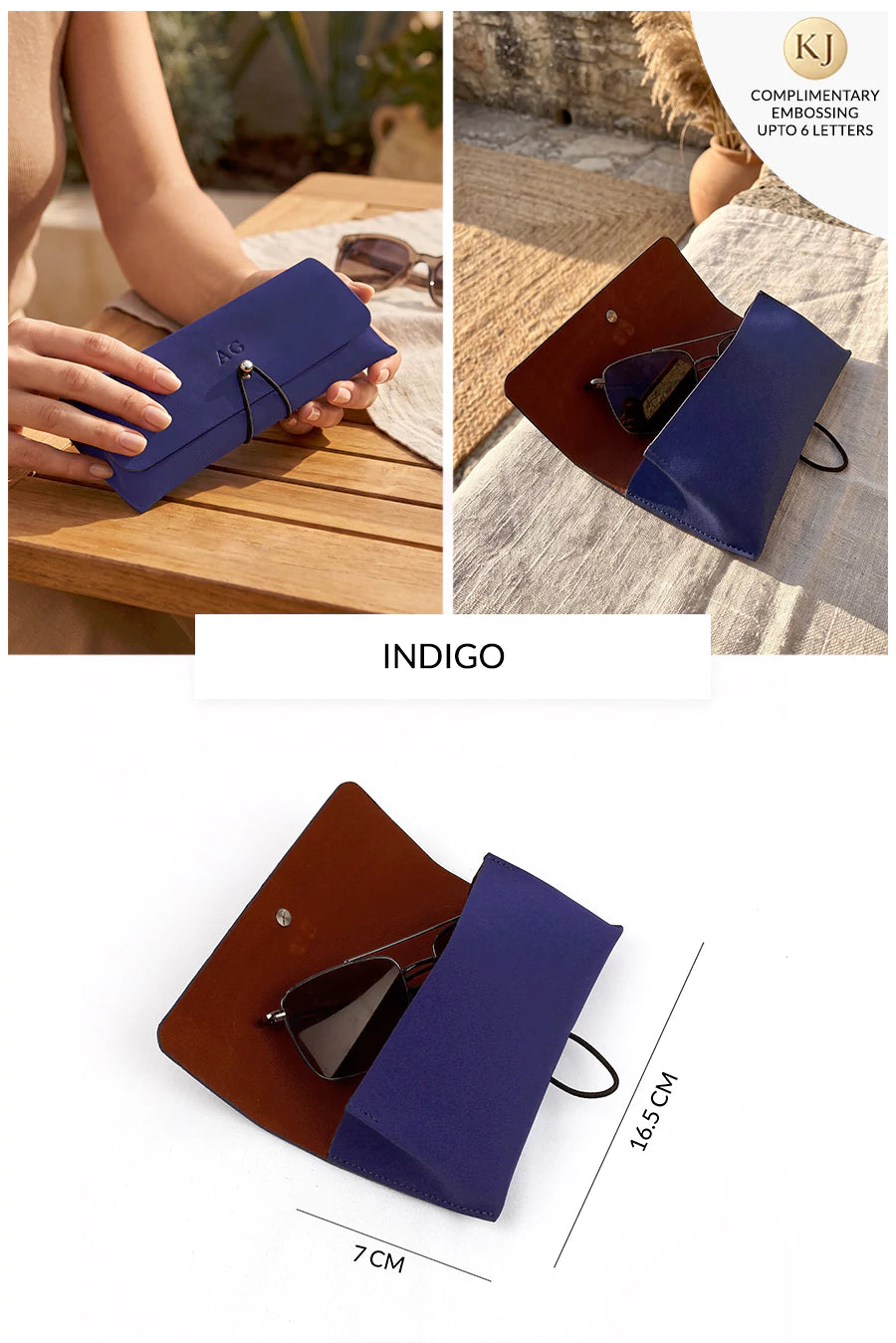 Newell Slim Vegan Leather Sunglass Case 🏆 #1 Bestseller | Protects sunglasses from scratches & damage — slim daily essential