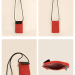 Grace Soft Jute Mobile Sling Tomato Details