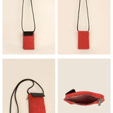 Grace Soft Jute Mobile Sling Tomato Details