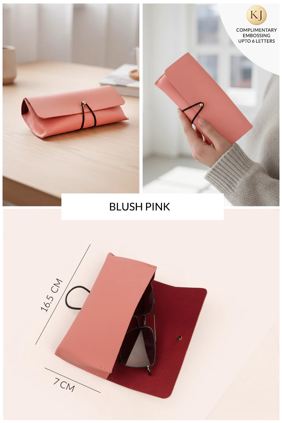 Newell Slim Vegan Leather Sunglass Case 🏆 #1 Bestseller | Protects sunglasses from scratches & damage — slim daily essential THE HOUSE OF GANGES