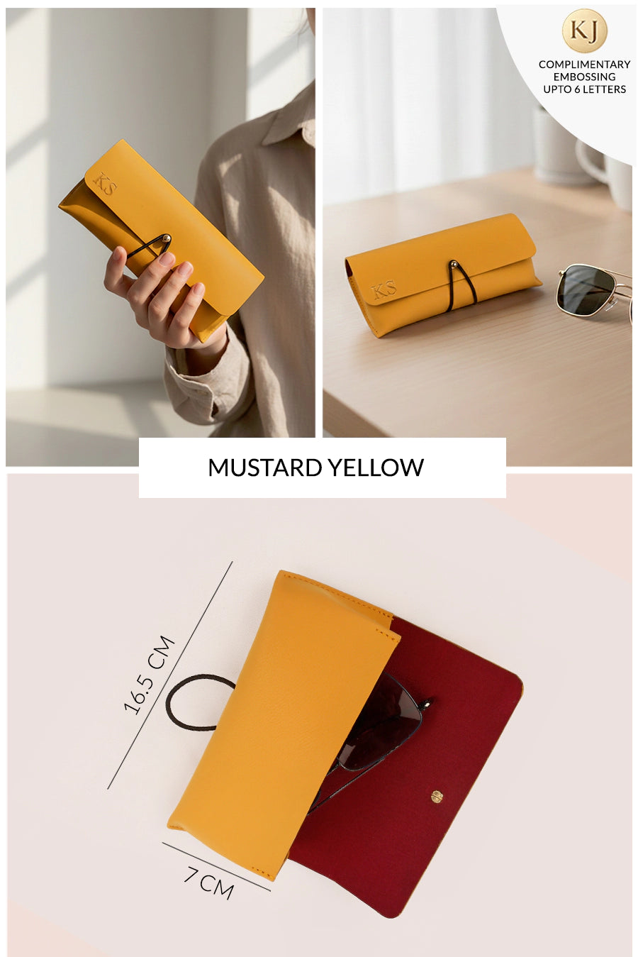Newell Slim Vegan Leather Sunglass Case 🏆 #1 Bestseller | Protects sunglasses from scratches & damage — slim daily essential