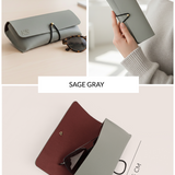 Newell Slim Vegan Leather Sunglass Case 🏆 #1 Bestseller | Protects sunglasses from scratches & damage — slim daily essential