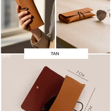 Newell Slim Vegan Leather Sunglass Case 🏆 #1 Bestseller | Loved by 1000+ Customers