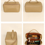 Emi Vegan Leather Toiletry Pouch